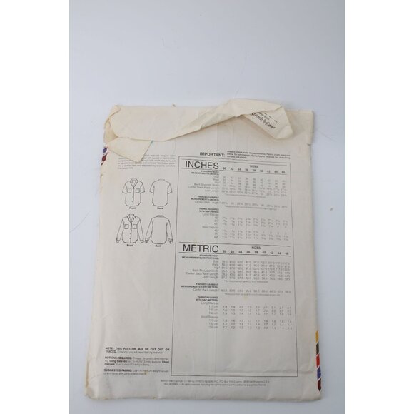 UNCUT Stretch & Sew Pattern 369 Ladies Camp Shirt Vintage 1986 93741 - Picture 3 of 4
